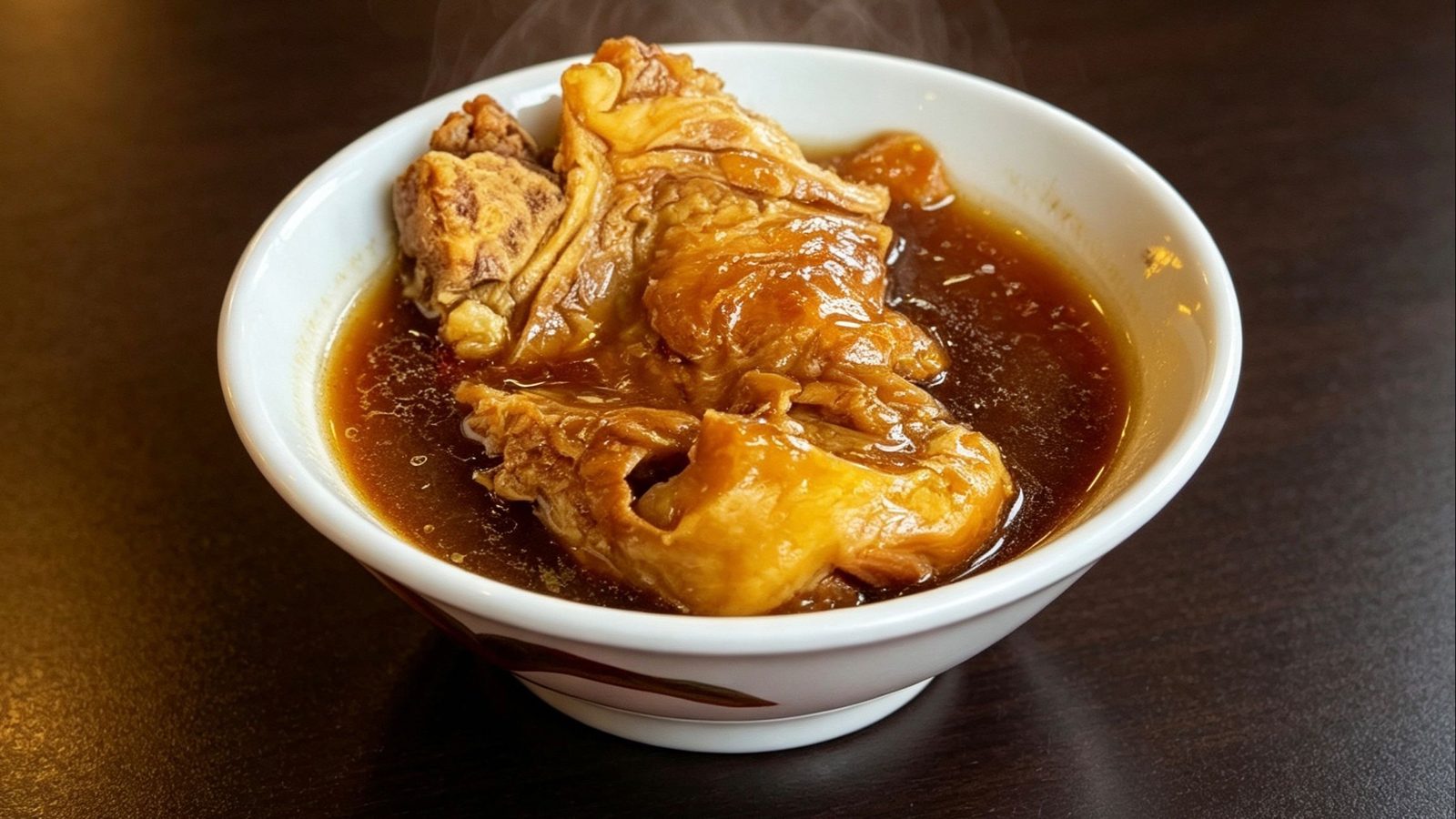 A bowl of Yew Sifu bak kut teh